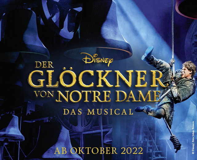 DER GLÖCKNER VON NOTRE DAME Sujet © Disney, Foto: Johan Persson